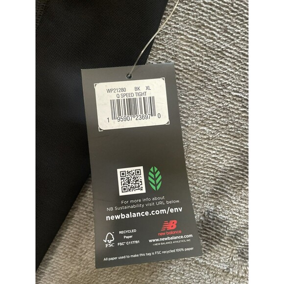 New Balance Speed Tight Women's Size XL Black Athletic Leggings NBdry Wicking - Picture 10 of 15